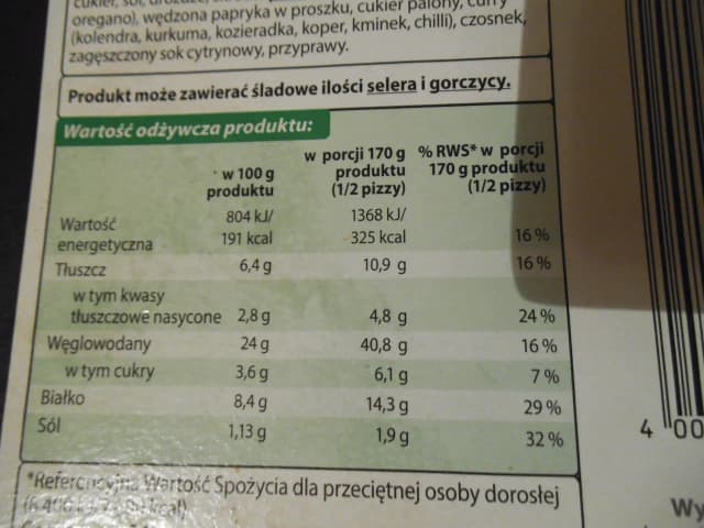 Ile kcal ma pizza z Biedronki? Zaskakujące wartości odżywcze! Ile kcal ma pizza z Biedronki? Zaskakujące wartości odżywcze!
